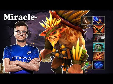 Miracle - Bristleback Safelane | Dota 2 7.31d Gameplay