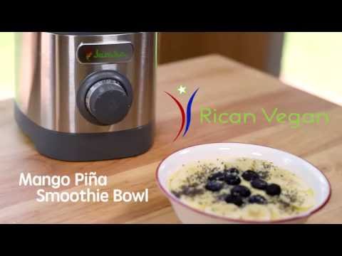 How To Make A Mango Pineapple Smoothie Bowl | Rican Vegan