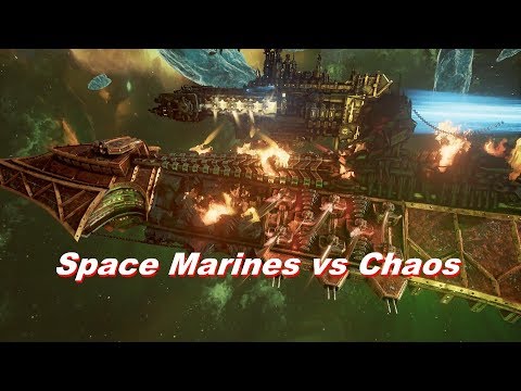 Space Marines vs Chaos! Rank 124, Heroic Difficulty, 1500 Points - Battlefleet Gothic Armada