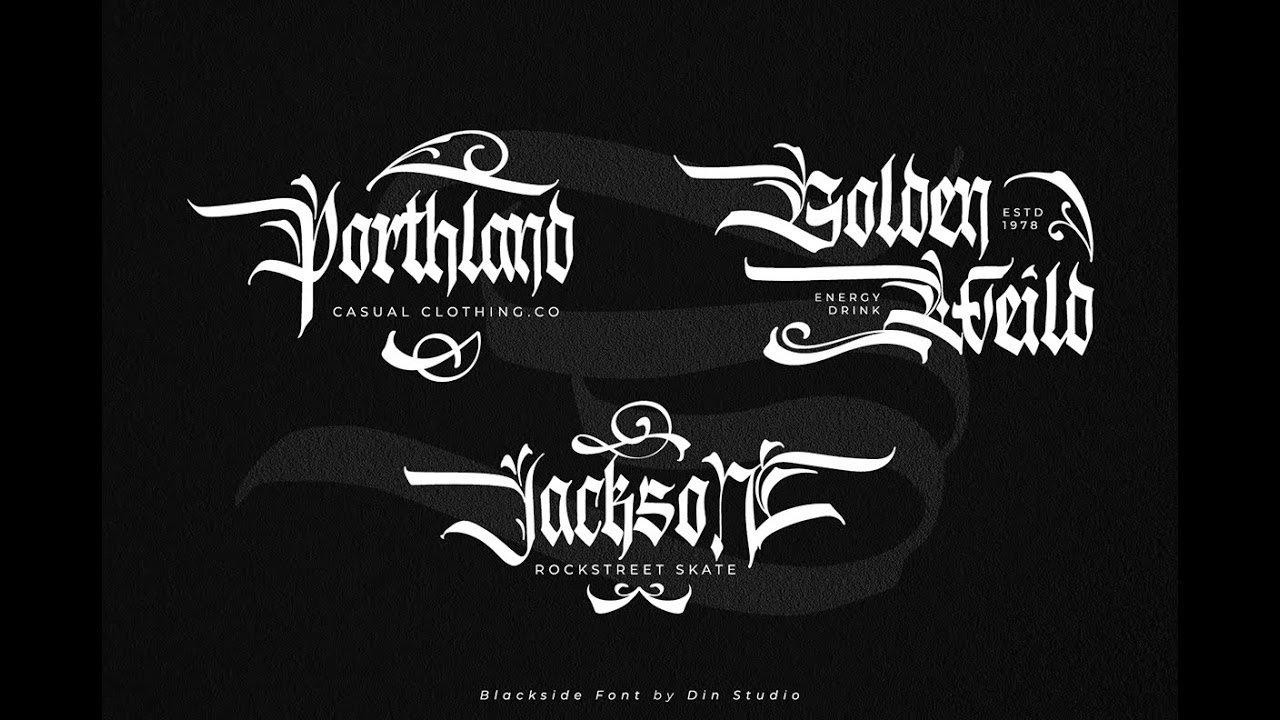 Blackside Font