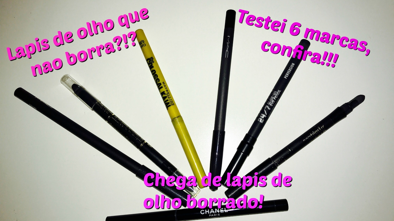 Lapis de olho que nao borra! Veja aqui quais os melhores!