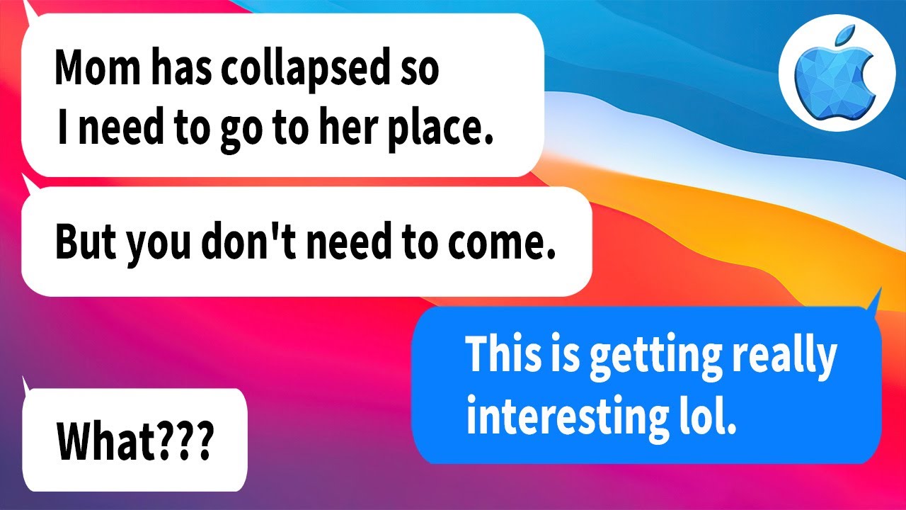 【Apple】My husband called when I was shopping with MIL, "Mom has collapsed!" →I was with my MIL so...