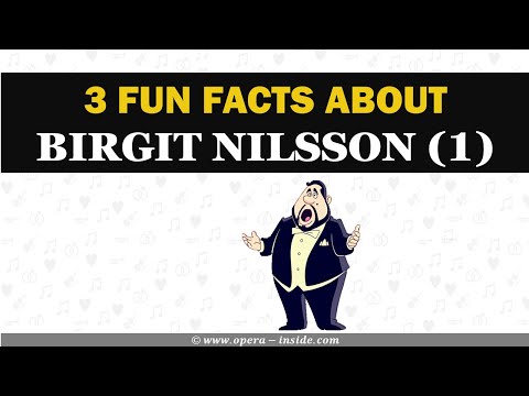 3 fun facts about  Birgit Nilsson