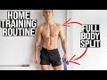MY NEW DAILY TRAINING ROUTINE (stuck at home) | **free download**