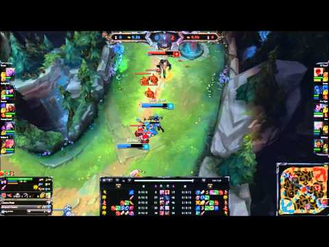 Bjergsen Zed & Nien Cait vs. Piglet Yasuo, Seeiya Lissandra & fabbyy Graves- LoL Challenger NA SoloQ