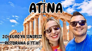 ATİNA’yı LOKAL gibi GEZİN! / 20€ ya SINIRSIZ Restoran / Atina Gezi Rehberi / Ati