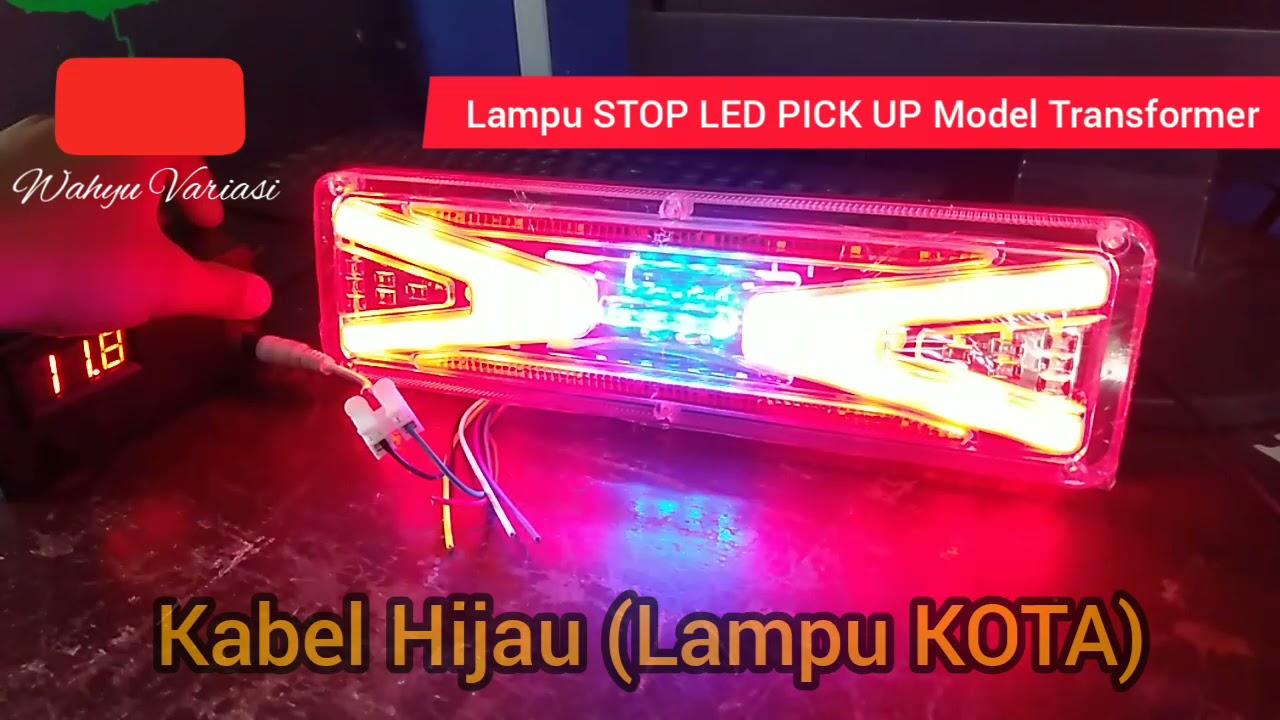 LAMPU STOP LED MOBIL PICKUP MODEL TRANSFORMER 12 VOLT