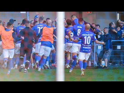 Radość po golu na wagę awansu Ruchu do Ekstraklasy (03.06.2023)