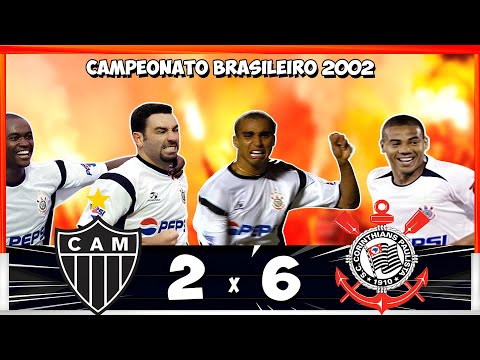 Atlético-MG 2x6 Corinthians ●Quarter-Finals Brazilian Championship 2002● ★Highlights★ ●Deivid's S...