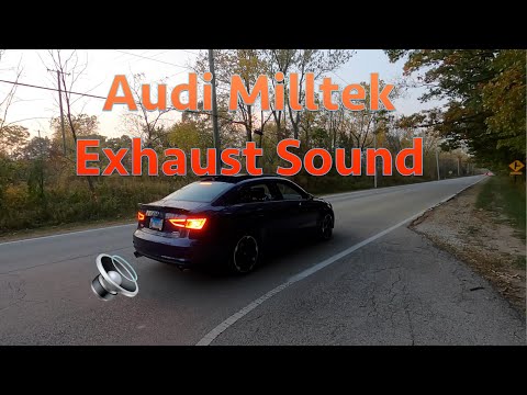 Audi A3 Stock Vs. Milltek Exhaust SOUND