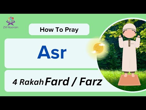 How to pray Asr for beginners ||Asr Prayer for Kids - step by step