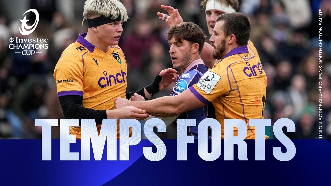 Temps Forts - Union Bordeaux Bègles v Northampton Saints  | Investec Champions Cup 2025/26