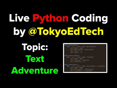 Live Coding - Making a Basic Text Adventure  (10/10/2019)