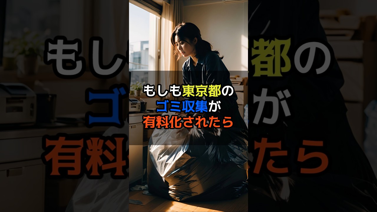 【もしも】東京都のゴミ収集が有料化されたら　#小池百合子  #東京都 #ゴミ #もしも