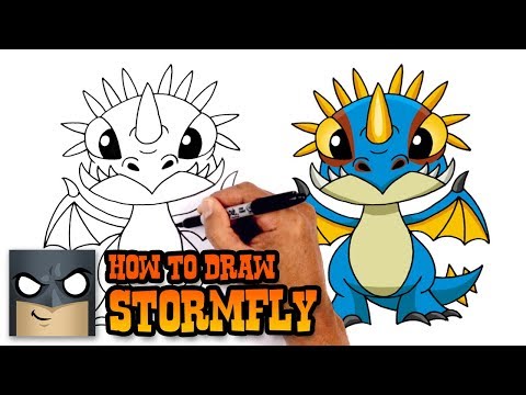 How to Draw Stormfly | How to Train your Dragon