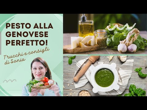 Pesto alla genovese fatto in casa velocissimo in 3 minuti!