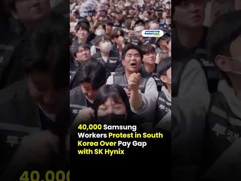 Samsung Workers Protest Over Pay Gap in Korea