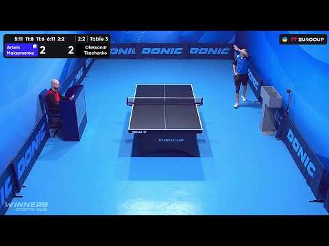 17:35 Artem Maksymenko - Oleksandr Тkachenko 14.10.2023 TT Euro.Cup Ukraine Star. Table 3