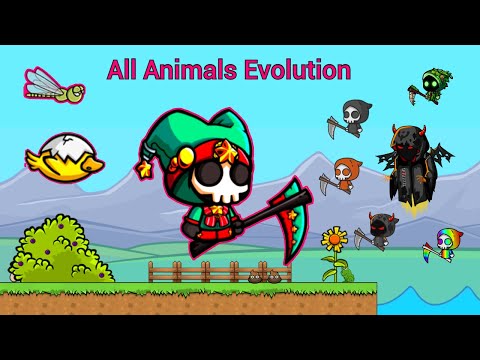 All Animals Evolution With Latest Xmas Reaper (EvoWorld.io)