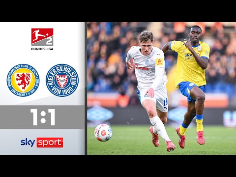 Zwei Platzverweise im Kellerduell! | Eintracht Braunschweig - Holstein Kiel | Highlights