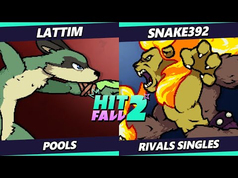 Hitfall 2 - Lattim (Maypul) Vs. SNAKE392 (Zetterburn, Clairen) Rivals of Aether - RoA
