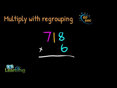 Multiply With Regrouping Example