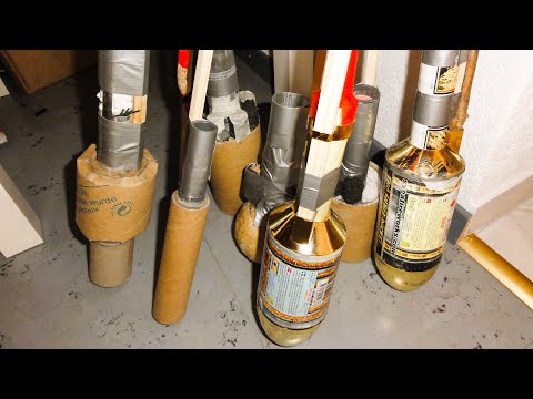 Mega Whistle Rockets XXL Shells Big Firecrackers Compilation TheOftler