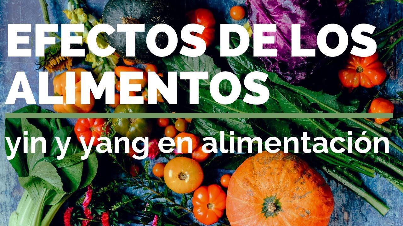 EFECTOS DE LOS ALIMENTOS: yin y yang en alimentación