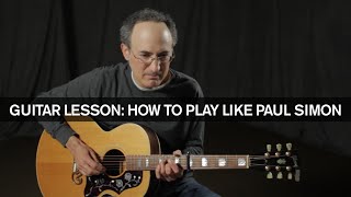 Guitar Lesson: How to Play Like Paul Simon