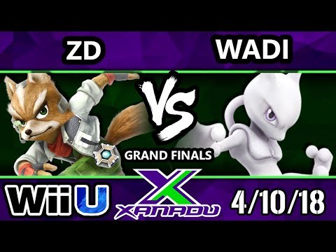 S@X 245 Smash 4 - WaDi (Mewtwo) Vs. ZD (Fox)  - Wii U Grand Finals