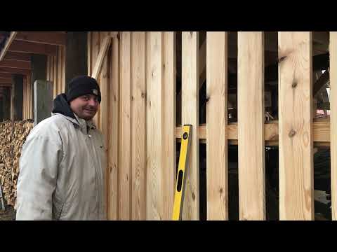 Make a simple and inexpensive wooden facade yourself - Simple but good