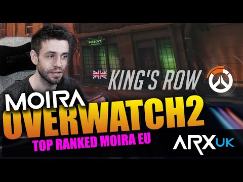 Overwatch 2 BEST MOIRA! Kings Row! (Arx Top 500 Gameplay)