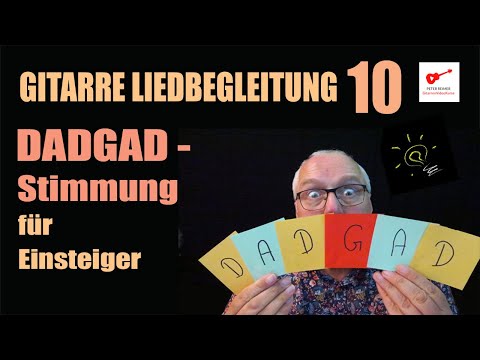 DADGAD Gitarre - offene Stimmung Gitarren Akkorde - Gitarrenvideo deutsch