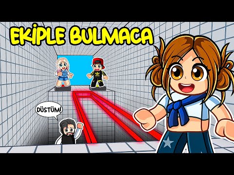 EKİPLE BERABER ZOR BULMACA OYUNU🧩ROBLOX TEAMWORK PUZZLES