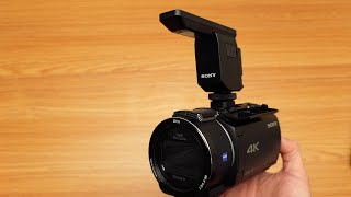 Sony ECM-B1M Compact Shotgun Microphone on the Sony AX43A | Noise Issue