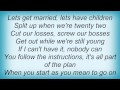 Black Box Recorder - Start As You Mean To Go On Lyrics