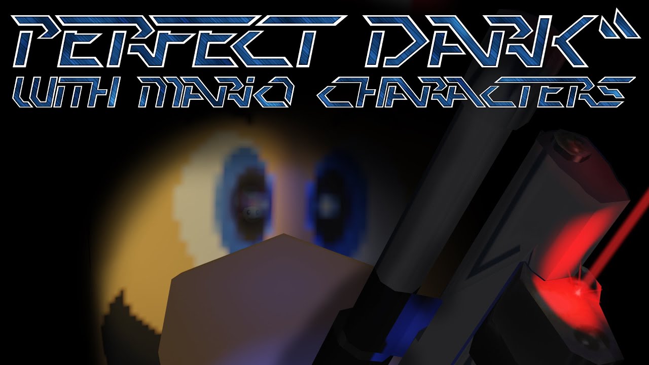 Perfect Dark With Mario Characters Release Trailer