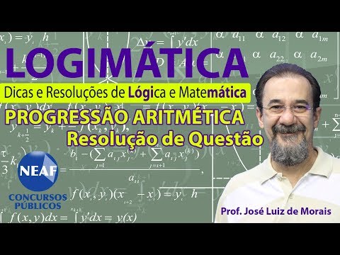 Logimática Progressão Aritmética - Resolução de Questão