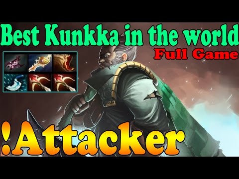 Dota 2 - !Attacker 7200 MMR Plays kunkka - Full Game - Ranked Match Gameplay!
