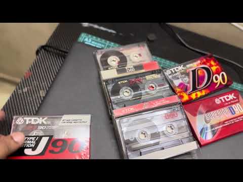 TDK D 90 and a rare find for the jet age.