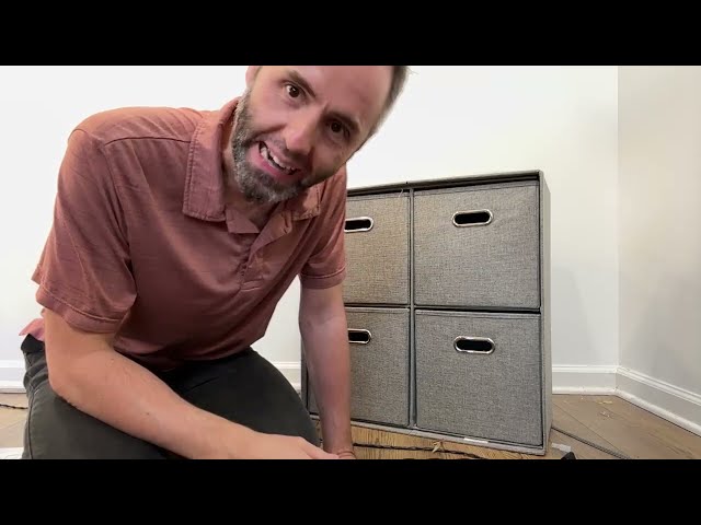 Best Easy to Assemble Cube Organizer for Small Spaces - product in use