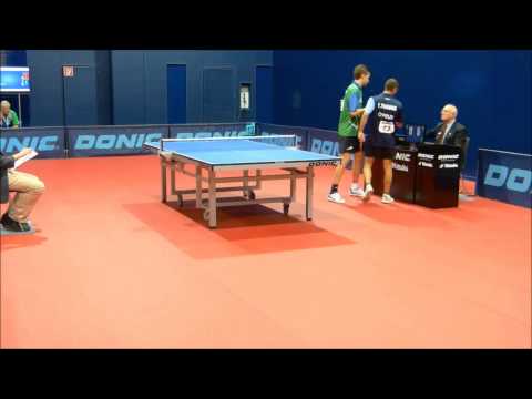 European Championships 2013: Jan Žibrat (SLO) - around the net