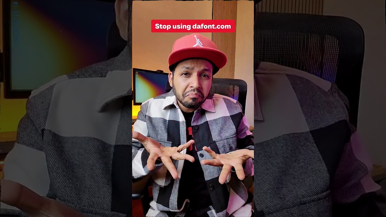 ❌⚠️🚨 Stop using Dafont... #font #fontawesome #fonts #inspiration #dafont #designer #design #cool