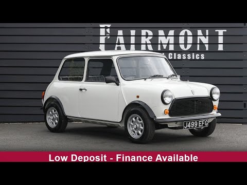 RESTORED 1991 Rover Mini City-E 1000 - Fairmont Sports and Classics