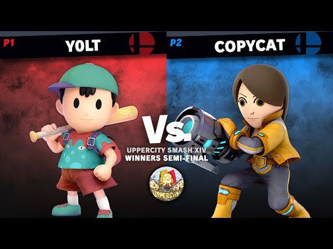 UpperCity Smash XIV - Copycat (Mii Gunner) vs y0lt (Ness) - Winners Semi-Final.