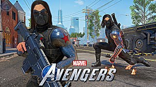 Marvel's Avengers Game - Winter Soldier Free Roam Gameplay! [4K]