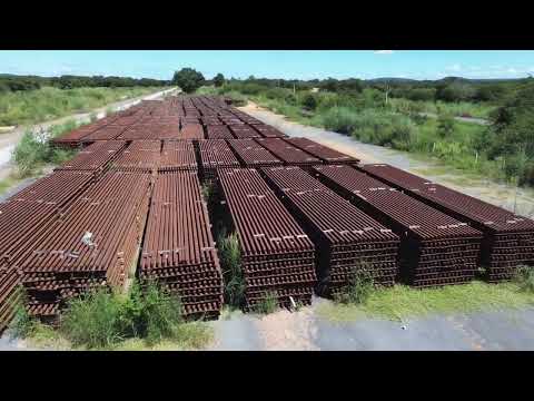 Obras da FERROVIA OESTE-LESTE em atraso? Veja o andamento no lote 6, São Félix do Coribe, Bahia.