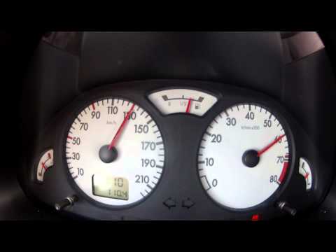 Citroen Saxo VTS 1.6 16v Acceleration 0-160km/h