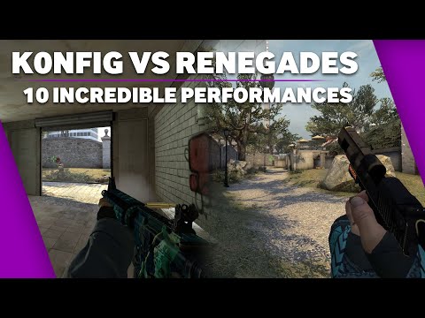 k0nfig vs Renegades | Top 10 Individual CS:GO Performances
