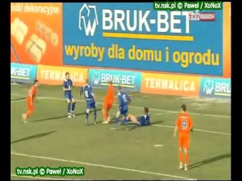 tv.nsk.pl 2011-11-20 Termalica Bruk-Bet Nieciecza - Wisła Płock 1-0 (0-0) bramka relacja
